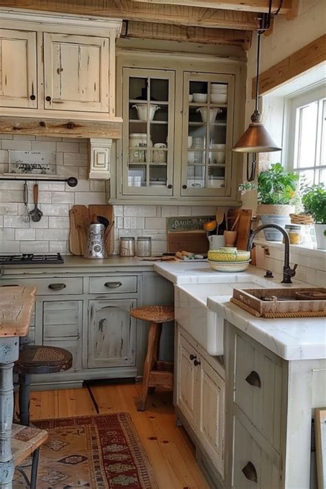 Choose the Perfect Color for Your Farmhouse Kitchen Cabinets - Quiet ...