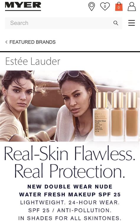 Est E Lauder Double Wear Nude Water Fresh Foundation Now Available At Myer R Australianmakeup