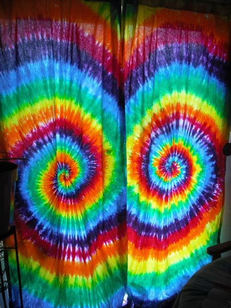 Tie Dye Custom Curtain Panel By Doyoudreamoutloud On Etsy Dye