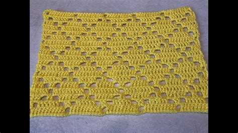 Tuto motif couverture chemin de table etc au crochet spécial gaucher