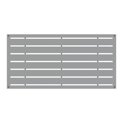 Barrette Outdoor Living 2 X 4 Boardwalk Polypropylen Decorative Panel Grey The Home Depot Canada