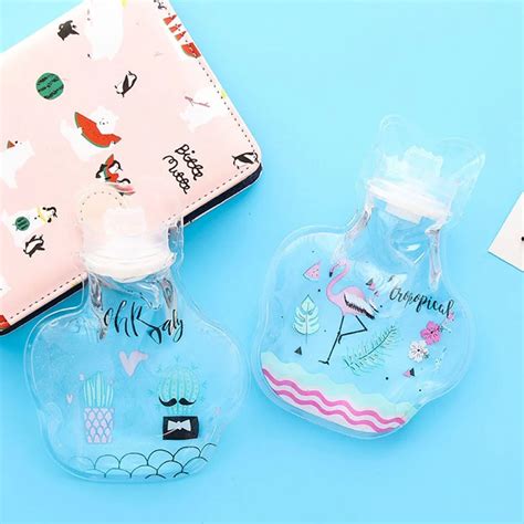 Cartoon Hand Warm Water Bottle Cute Mini Transparent Hot Water Bottles Small Portable Hand