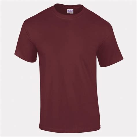 Gildan 2000 Ultra Cotton Adults T Shirt Maroon Xl Uk Clothing