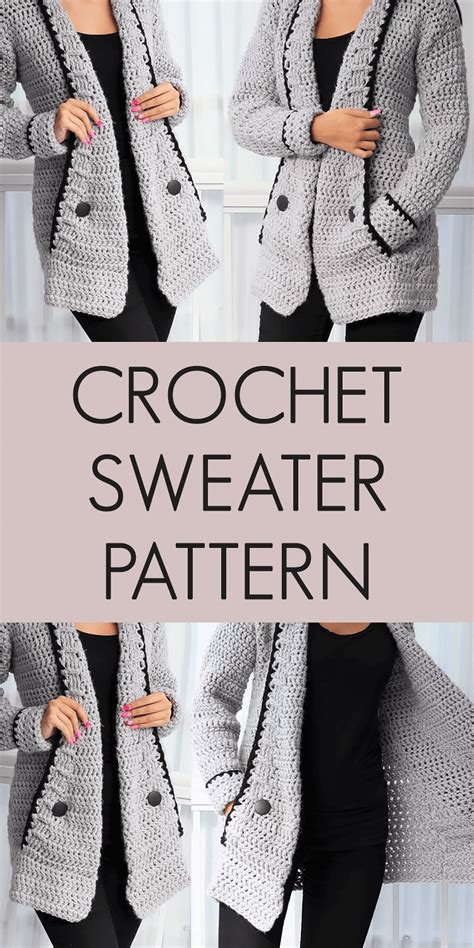 Cozy Crochet Sweater Patterns Beautiful Dawn Designs Crochet