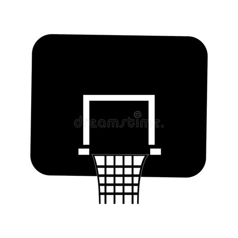 Flat Basketball Ring Stock Vector Illustration Of Simple 258850626