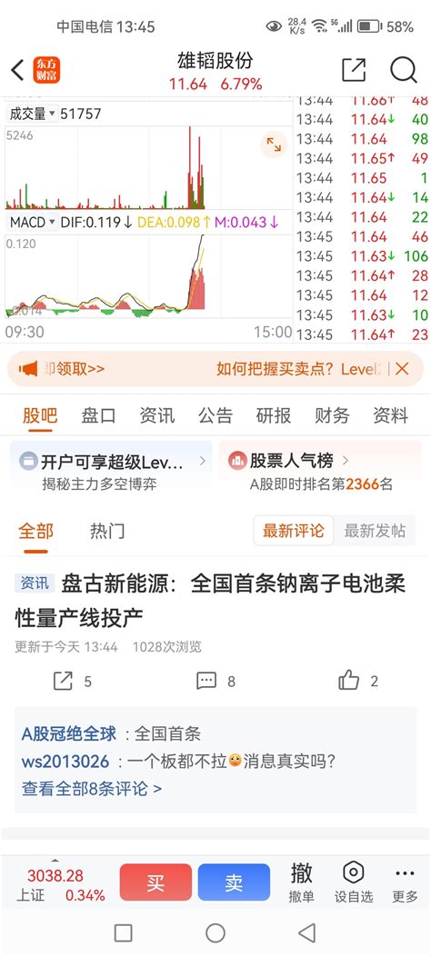 全新发布→雄韬股份钠离子电池首条量产华阳股份600348股吧东方财富网股吧