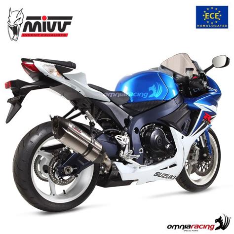 Mivv Exhaust Slip On Suono Approved Steel Suzuki Gsxr