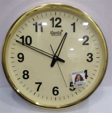 Ajanta Analog Wall Clock Size Mm Dia Model Name Number