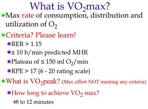 Vo2 Max