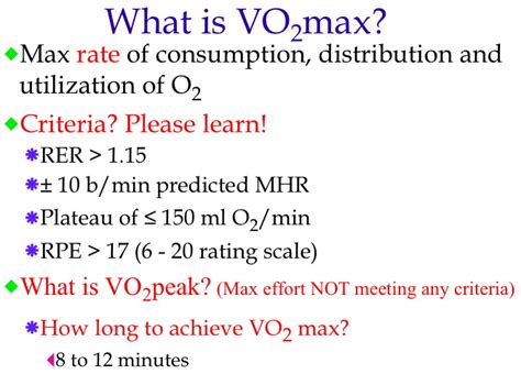 How To Calculate Absolute Vo2max