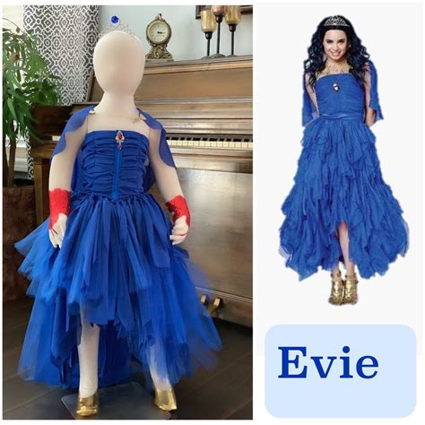 Evie Descendants 2 Dress Evie Dress Evie Teen Costume Evie Outfit Descendants Birthday Evie Tutu