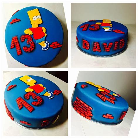 Bart Simpson Cake Decorated Cake By Andrea CakesDecor