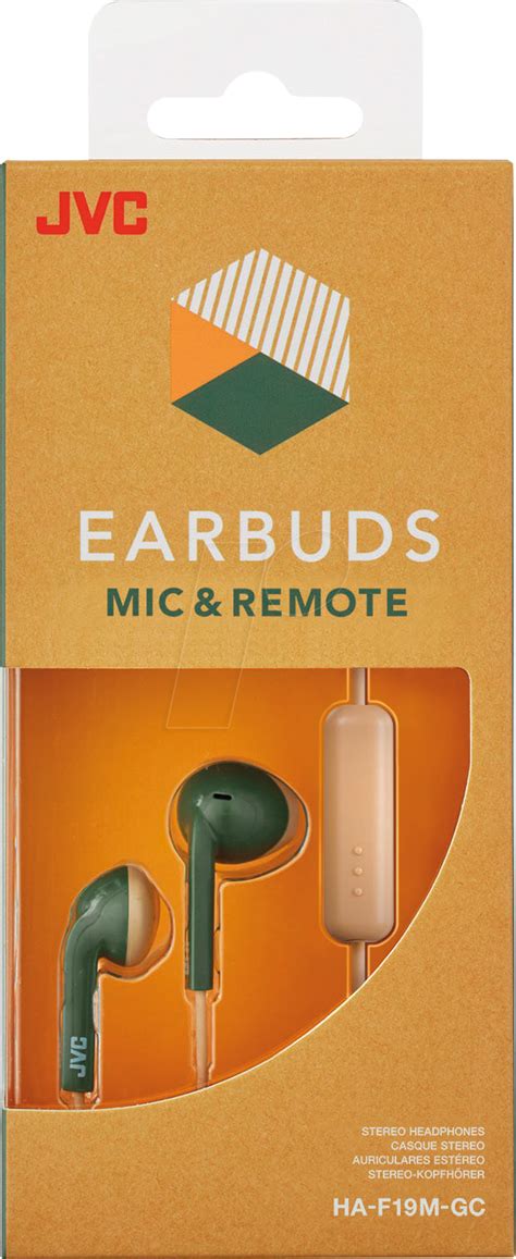 Jvc Ha F19m Gc Retro Earbuds Handsfree Functie Kaki Beige Bei Reichelt Elektronik