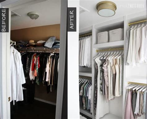 Diy Closet Organizer For A Builder Basic Closet Remodelaholic