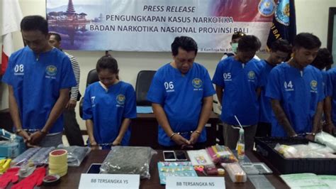 Bnnp Bali Tangkap Lima Pengedar Narkoba Jaringan Lapas Kerobokan