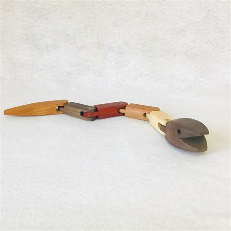 wooden movable snake  evelyn mcelroy blog