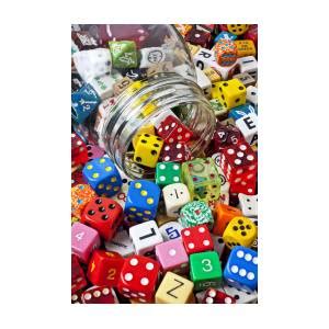 Jar Spilling Dice Photograph By Garry Gay Fine Art America