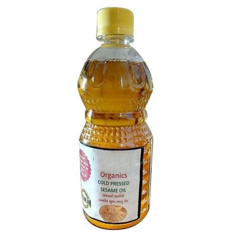 Mono Unsaturated Organic Cold Pressed Sesame Oil At Rs Litre In