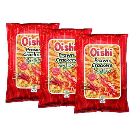 Oishi Prawn Crackers Spicy Flavor G X Lazada Ph