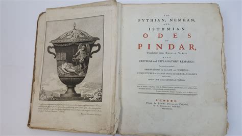 The Pythian, Nemean, and Isthmian Odes of Pindar, translated into ...