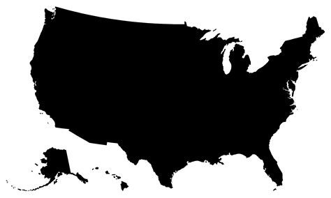 Free USA SVG Map - Fla-shop.com