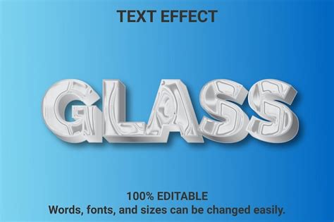 Plantilla De Efecto De Texto 3d Vector Premium