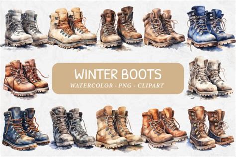 Winter Boots Graphic By Imaginiac Creative Fabrica