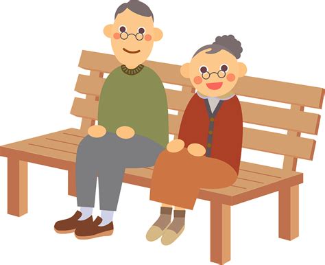 Cartoon Sitting On Bench Chair Png Clipart Full Size Clipart