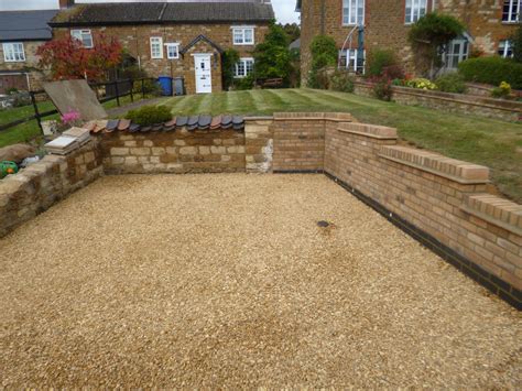 Extended Driveway And New Wall In Rushton Tdj Construction