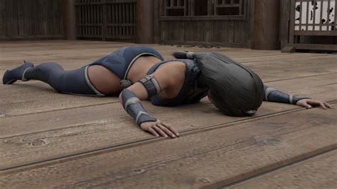 [request] Mkx Kitana Face Down 03 Pose 10 By Opticpause On Deviantart