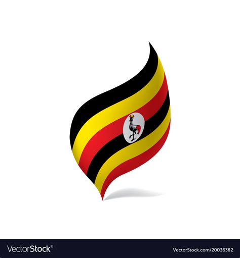 Uganda Flag Royalty Free Vector Image Vectorstock