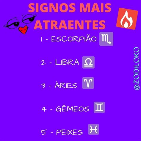 Louco Astral On Instagram “signos Mais Atraentes Signos Astrologia