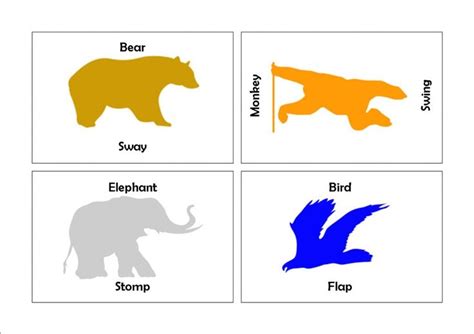 Animal Boogie - movement cards with printable | Animal boogie, Book ...