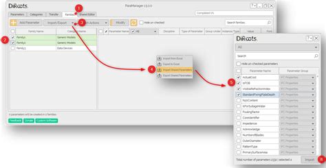 So fügen Sie Parameter für Familien in einem Projekt in Revit hinzu