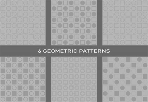 Premium Vector 6 Geometric Patterns 23