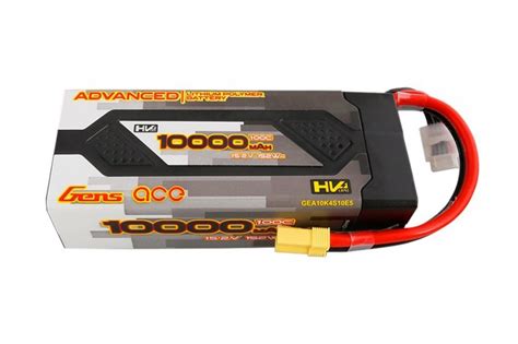 GensAce Gens Ace- Advanced, 10000mAh 100C 4S2P 15.2V Hard Case Lipo ...