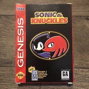 Sonic and Knuckles - Lock On Technology - CIB With Manual (Sega Genesis ...