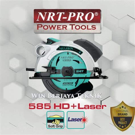 Jual NRT PRO 585 HD CIRCULAR SAW 7 Inch HEAVY DUTY With LASER POINTER