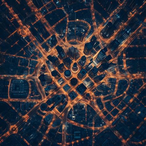 premium photo nigh city