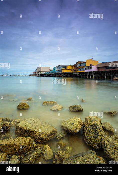 Old Fishermans Wharf Monterey Ca Stock Photo Alamy