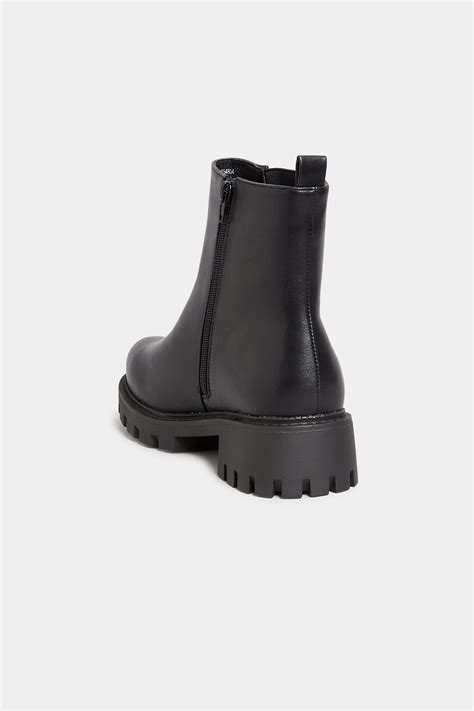 Black Chunky Chelsea Boots In Wide E Fit And Extra Wide Eee Fit Yours