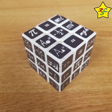 Cubo Rubik 3x3 Formulas Matematicas Ecuaciones Stickers Mercado Libre