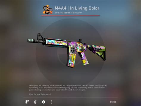 m4a4 living color skin csgo | Olsztyn | Kup teraz na Allegro Lokalnie