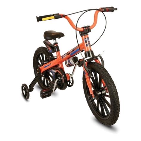 Bicicleta Infantil Nathor Extreme Aro Freios V Brakes Cor Laranja