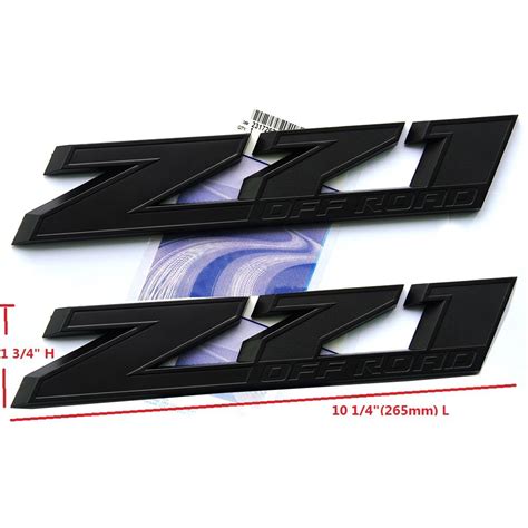 Buy Yoaoo 2x Oem 10 Inches Big Black Z71 Off Road Emblems For Silverado