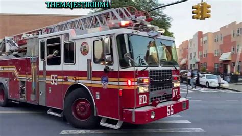 Fdny Responding Compilation 113 Full Of Blazing Sirens And Loud Air Horns Throughout New York City