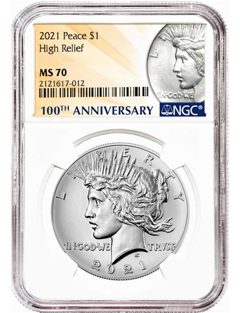 2021 Morgan Peace Dollar Ngc Ms70 6 Pc Complete Set Lcr Coin