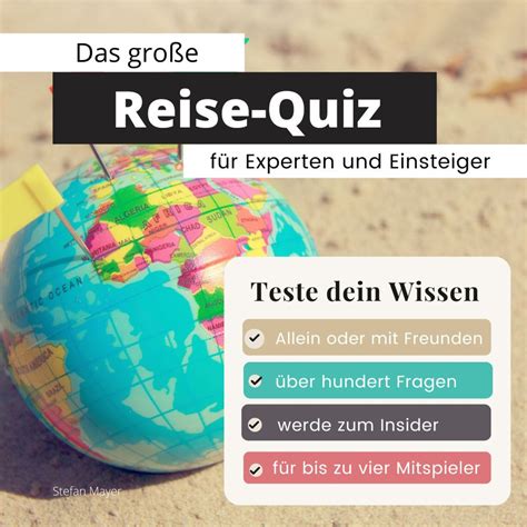 Das Große Reise Quiz Für Experten Und Einsteiger Online Kaufen