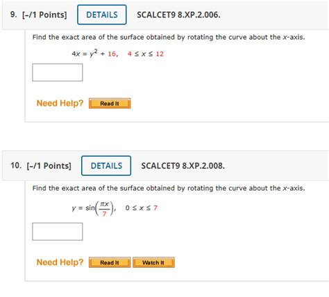 Solved Points Details Scalcet Xp Find The Chegg