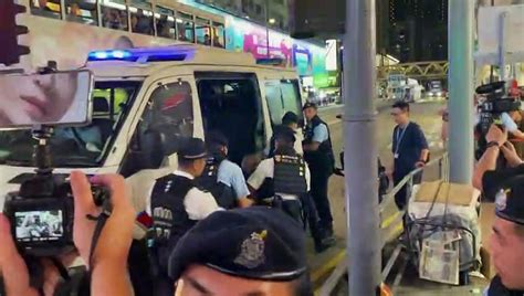 More Than A Dozen Detained In Hong Kong On One News Page Video